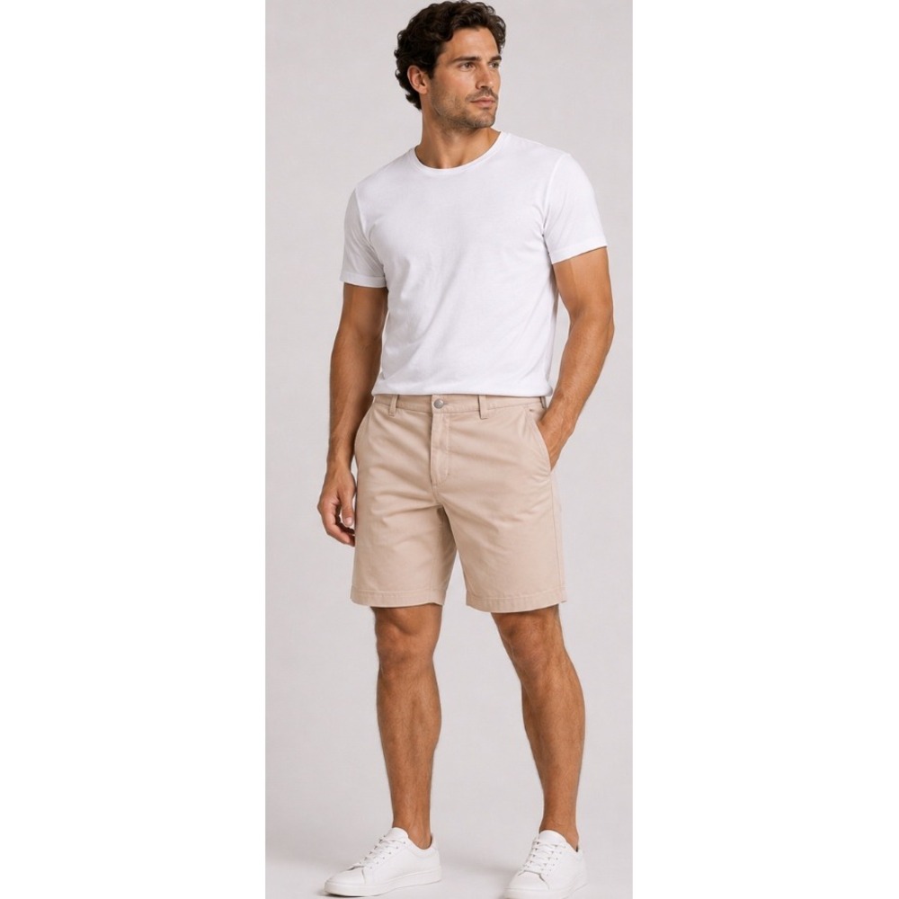 lululemon Commission Shorts Mens 33 Khaki 8 Inch Warpstreme Stretch Golf